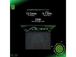 GIGABYTE AERO X16 16" Laptop, AMD Ryzen AI 9 HX 370, 32GB RAM, 1TB SSD, GeForce RTX 5070, 165Hz IPS, Space Gray - Thumbnail 5
