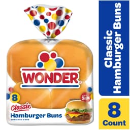 Wonder Bread Classic Extra Soft White Bread Hamburger Buns, 15 oz, 8 Ct, Shelf-Stable - Thumbnail 15
