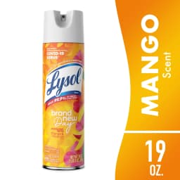 Lysol Brand New Day Disinfectant Spray, Sanitizing and Antibacterial Spray, Deodorizer, Mango & Hibiscus, 19 oz - Thumbnail 1