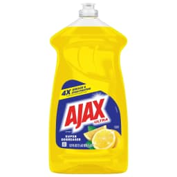 Ajax Ultra Liquid Dish Soap, Super Degreaser, Mess-Free, Easy-Flip Cap, Lemon Scent, 52 fl oz - Thumbnail 11
