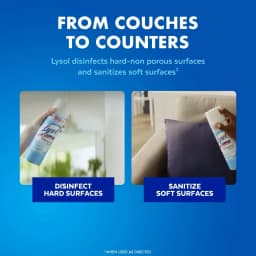 Lysol Disinfectant Spray, Sanitizing and Antibacterial Spray, Crisp Linen Scent, 19 fl oz, 3 pack - Thumbnail 3
