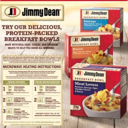 Jimmy Dean Frozen Breakfast Sandwich, Sausage Egg & Cheese Biscuit, 8 Count - Thumbnail 13