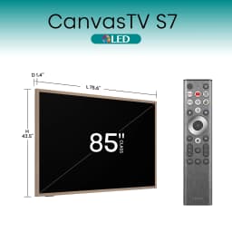 Hisense 85-Inch Class QLED 4K S7N CanvasTV™ Series Dolby Vision HDR Google Smart TV (85S7N, 2024 Model) - Art Mode - Thumbnail 2