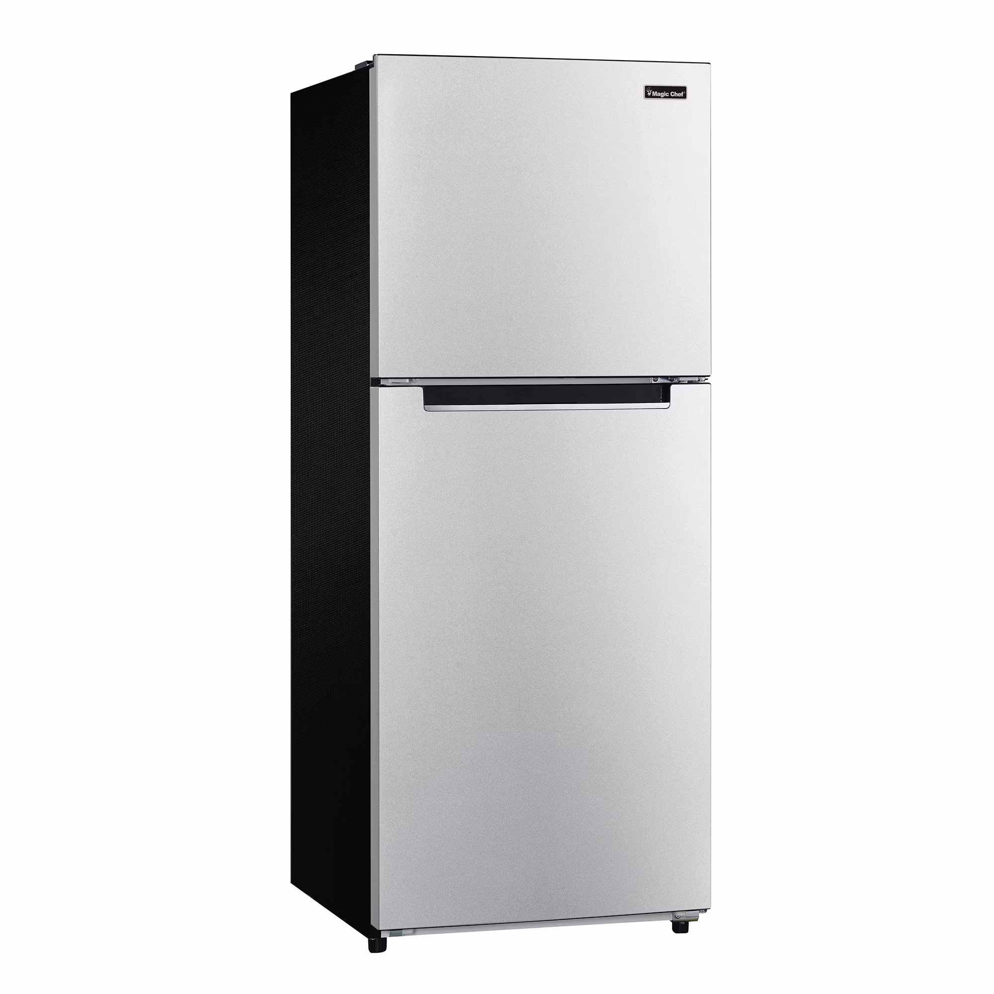 Magic Chef 17.6 Cu Ft Top-Mount Refrigerator in Platinum Steel - Thumbnail 2
