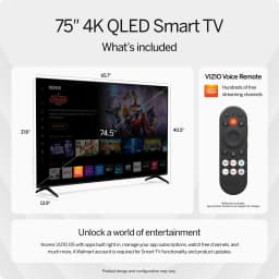 VIZIO 75" Class Quantum 4K QLED HDR Smart TV (VQD75M-08) - Thumbnail 3