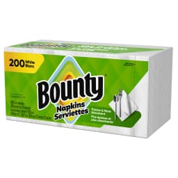Bounty Paper Napkins, White, 200 Count - Thumbnail 9
