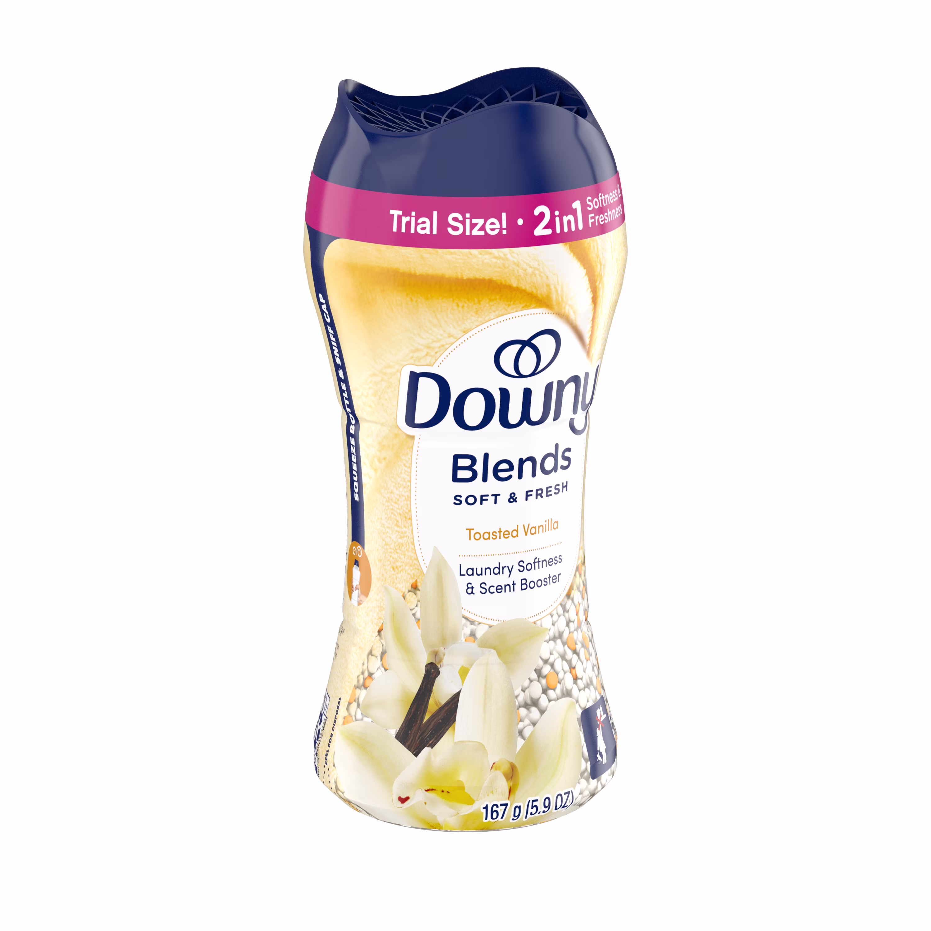 Downy Blends Soft & Fresh In-Wash Laundry Scent Booster Beads, Toasted Vanilla, 5.9 oz - Thumbnail 11