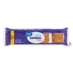 Great Value Iced Oatmeal Flavor Cookies, 18 oz - Thumbnail 1