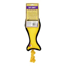 MultiPet Cross Ropes Fish Dog Toy, 11.5", Assorted Colors - Thumbnail 2