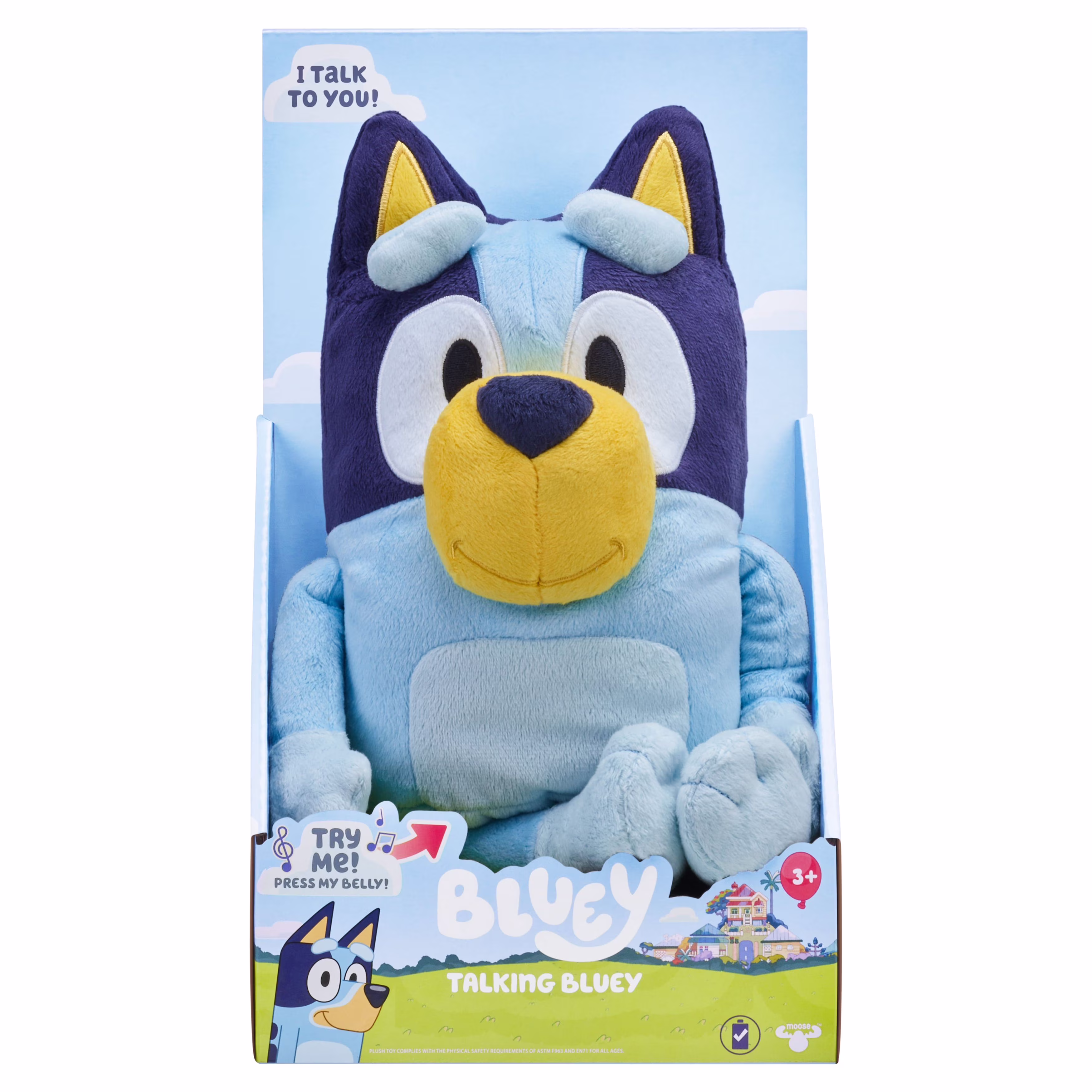 Bluey Talking and Interactive 13 in Plush Toys for Preschoolers 3-6 Years - Thumbnail 4