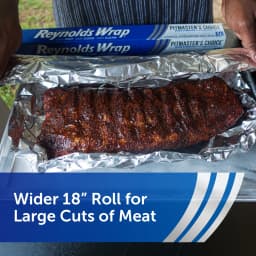Reynolds Wrap Pitmaster’s Choice Extra Thick Aluminum Foil for Grilling, 18 Inch Width, 37.5 Sq. Ft - Thumbnail 3