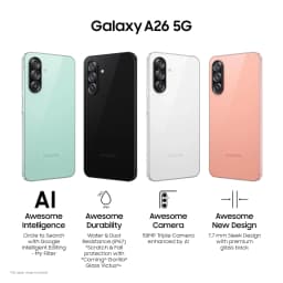 Samsung Galaxy A26 5G 2025 (8GB RAM,256GB) 6.6" 120Hz Display AI Smartphone | GSM unlocked Dual SIM | International - Thumbnail 2