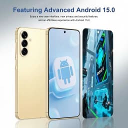 A56 5G Unlocked Android Smartphone, 7.3" HD Display, 16GB RAM + 1TB Storage, 108MP Camera, 8000mAh Long-Lasting Battery - Thumbnail 9