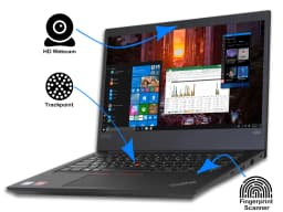 Lenovo ThinkPad E480 Gaming Notebook, 14" IPS FHD Display, Intel Core i7-8550U Upto 4.0GHz, 8GB RAM, 256GB SSD - Thumbnail 5