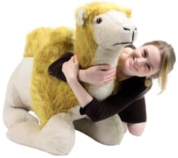 Big Plush 3 foot Giant Stuffed Camel 36 inches Soft Made in USA Stuffed Animal - Thumbnail 3