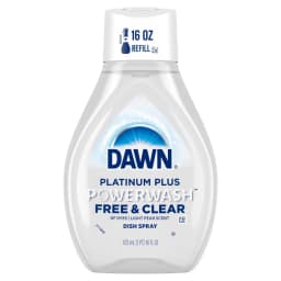 (3 pack) Dawn Powerwash Spray, Dish Soap, Dishwashing Liquid, Free & Clear, 1 Starter Kit, 16 Fl Oz - Thumbnail 11
