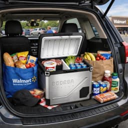 Bodega 63QT Portable Car Refrigerator, Dual Zone 12V/24V Stainless Steel Electric Cooler with App Control, Heavy-Duty Metal Fridge for SUV, Truck - Thumbnail 11