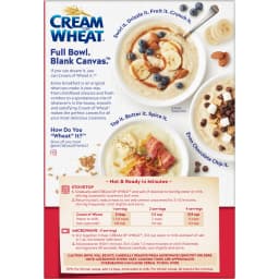 Cream of Wheat 2.5 Minute Hot Cereal, Original Flavor, Kosher, Shelf-Stable, 28 oz Box - Thumbnail 9