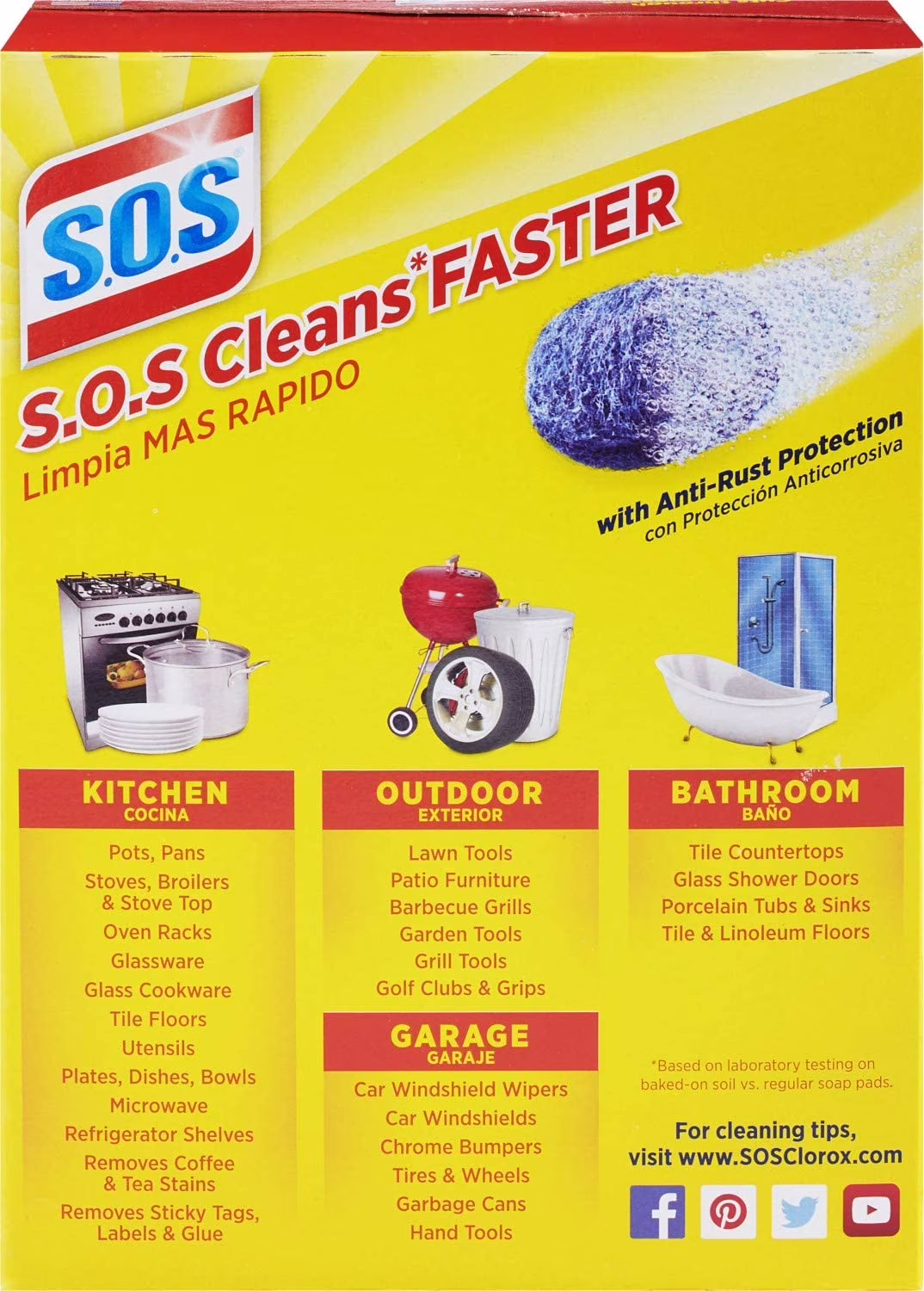 S.O.S. Steel Wool Soap Pads, 18 Count - Thumbnail 8