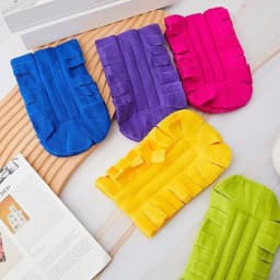 Microfiber,, Dust Cleaner, Window Blind Cleaner, Blind Cleaner, Bendable, Assorted Bright Shades, 5 Duster Refills 1 Pc Handle, Home Dusting, Vinyl - Thumbnail 5