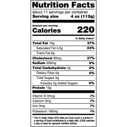 Great Value All Natural Chicken Wing Sections, 4 lb (Frozen) - Thumbnail 5