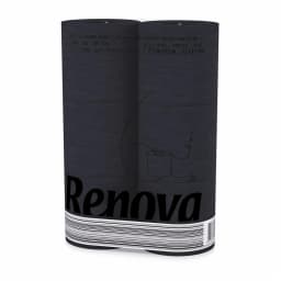 Renova Scented Colored Toilet Paper Packs 3-Ply Bath Tissue Black 1 Pack of 6 rolls - Thumbnail 1
