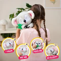 Little Live Pets My Baby Koala Kiki, Interactive Plush with 40+ Sounds & Reactions. 10.2" Tall, Really Yawns, Feeds on Leaf, Ages 4 - Thumbnail 7