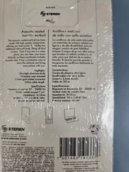 RHEA- 5 Pack!!! Earphones In-Ear Aud-420 Steren Elite Line Earphones - Thumbnail 4