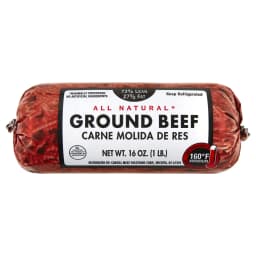 73% Lean / 27% Fat Ground Beef, 1 lb Roll, Fresh, All Natural* - Thumbnail 2