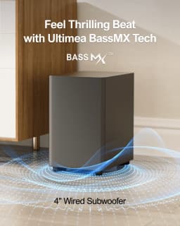 ULTIMEA 7.1ch Virtual Surround Sound Bar, Soundbar for Smart TV with Subwoofer, OPT/AUX/BT, Aura A40 - Thumbnail 4