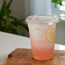 Great Value Disposable Plastic Cups and Lids, Clear, 16 oz, 25 Count, (Cup and Lid Combo) - Thumbnail 2