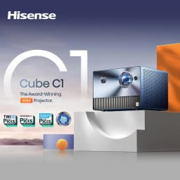 Restored Hisense C1 4K UHD Triple Color RGB Laser Portable Mini Projector, up to 300", Viddà OS, Dolby Vision HDR10 - Thumbnail 11