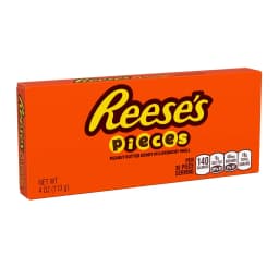 Reese's Pieces Peanut Butter in a Crunchy Shell Candy, Movie Theater Box Candy, 4 oz - Thumbnail 2