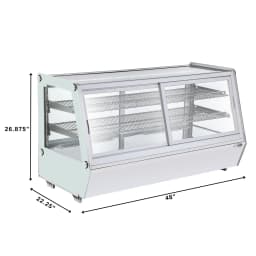 48 in. Self-Service Countertop Display Refrigerator in White (CDC-250-WH) - Thumbnail 5