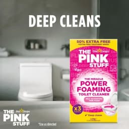 FORGE- The Pink Stuff Foaming Toilet Cleaner, Stain Remover, 3 Uses, 10.5 Oz - Thumbnail 6