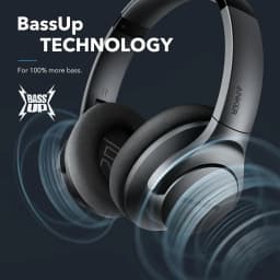 Soundcore Anker Life Q20 Hybrid Active Noise Cancelling Headphones, Wireless Over Ear Bluetooth Headphones, 60H Playtime, Hi-Res Audio, Deep Bass - Thumbnail 7