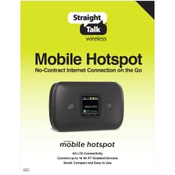 Straight Talk Moxee Mobile Hotspot, Black - Prepaid Hotspot - Thumbnail 13