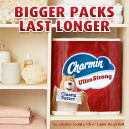 Charmin Ultra Strong Toilet Paper, 24 Mega XL - Thumbnail 9