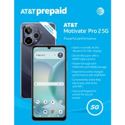 AT&T Motivate Pro 2 5G, 128 GB, Stormy Blue - Prepaid Smartphone [Locked to AT&T] - Thumbnail 15