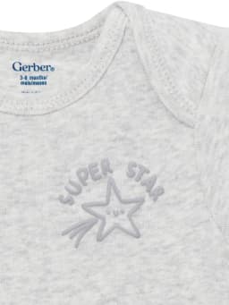 Gerber Baby Neutral Short Sleeve Onesies, 8-Pack, Sizes 0/3 Newborn - 12 Months - Thumbnail 17