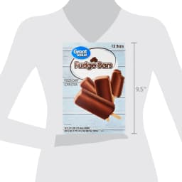 Great Value Fudge Ice Cream Bars, 30 fl oz, 12 Pack - Thumbnail 6