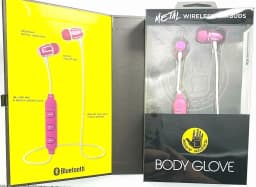 RHEA- Body Glove Metal Pink Bluetooth Earbuds - Thumbnail 3