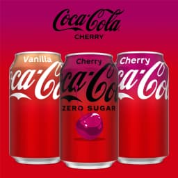 Coca-Cola Zero Sugar Cherry Soda Pop Fridge Pack Cans, 12 fl oz, 12 Pack - Thumbnail 7