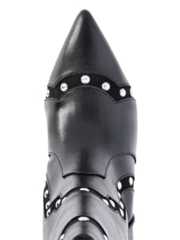 Madden NYC Women's Studded Heeled Western Boots - Thumbnail 3