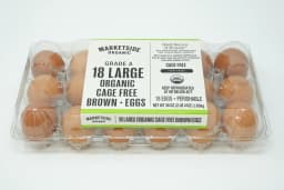 Marketside Organic Cage Free Brown Large Eggs 18 Count - Thumbnail 11