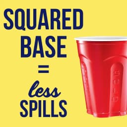 Red Solo Party Plastic Disposable Cups, 18 oz, 50 Count - Thumbnail 11