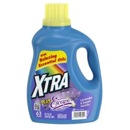 Xtra Plus Scent of Escape, Lavender & Sweet Vanilla, 63 Loads Liquid Laundry Detergent, 97.7 fl oz - Thumbnail 7