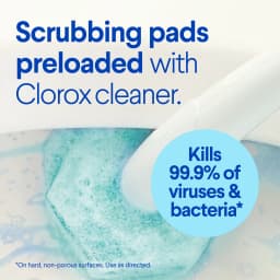 Clorox ToiletWand Disinfecting Brush Refills, Disposable Toilet Bowl Cleaner, Rainforest Rush, 10 Count - Thumbnail 3