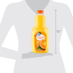 Great Value 100% Pasteurized Orange Juice, No Pulp, 52 fl oz - Thumbnail 6