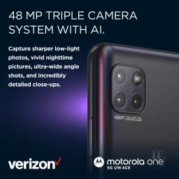 Verizon Motorola One Ace 5G, 64GB, Gray - Prepaid Smartphone [Locked to Verizon Prepaid] - Thumbnail 16